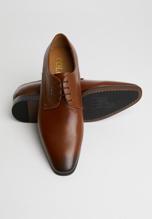 POLO - Alec leather formal shoe - brown