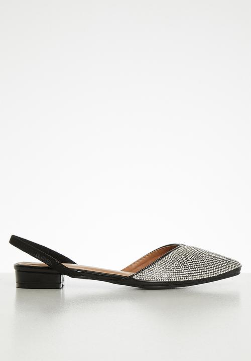Dolce Vita - Attraction slingback pump - black & silver 