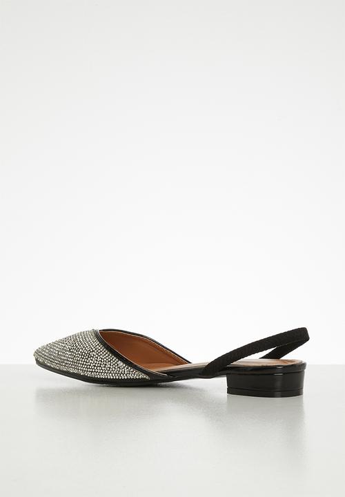 Dolce Vita - Attraction slingback pump - black & silver 