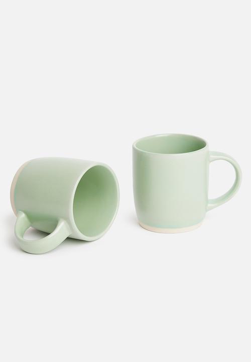 Sixth Floor - Ashen mug set of 4 - duck egg