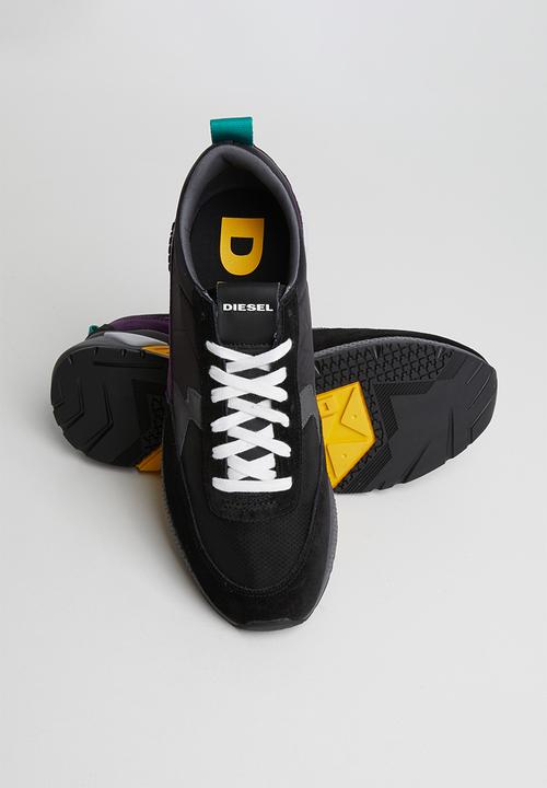 Diesel  - S-kb low lace ii - black/jet/amararanth