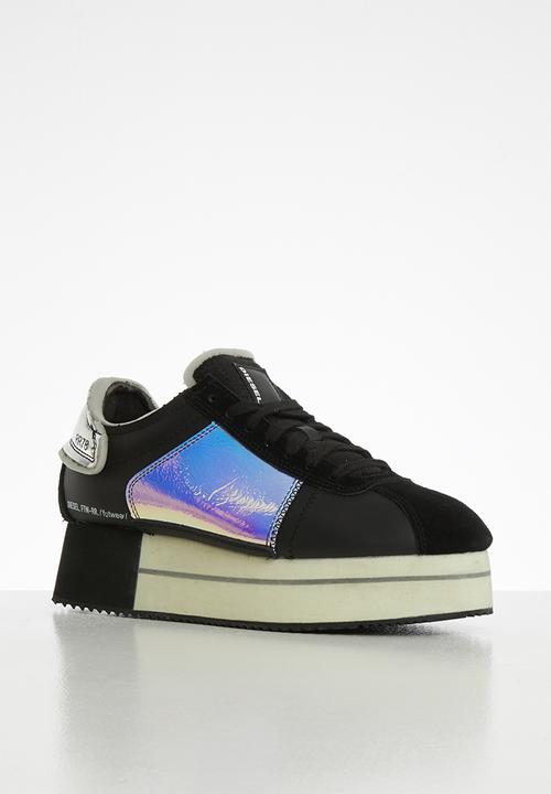 Diesel  - S-pyave wedge r - black/iridiscent