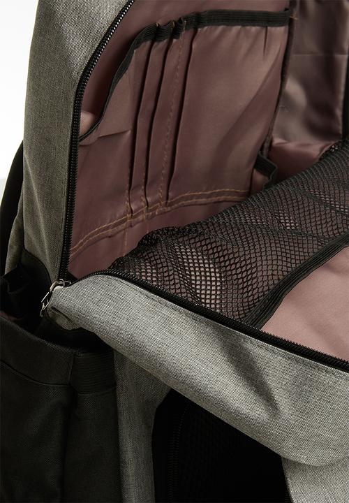 Pop Candy - Nappy bag - black & grey