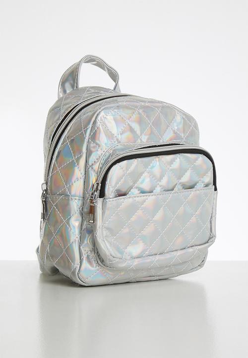 Pop Candy - Metallic backpack - silver