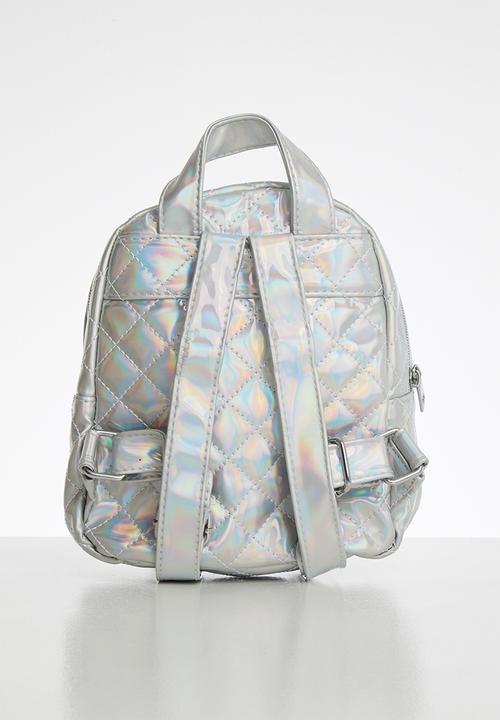 Pop Candy - Metallic backpack - silver