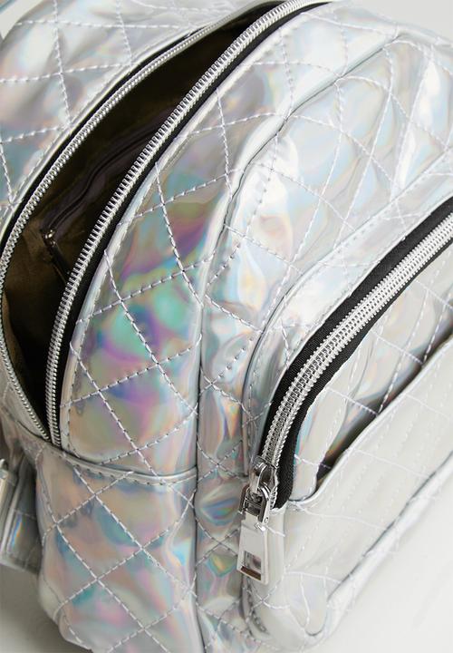 Pop Candy - Metallic backpack - silver