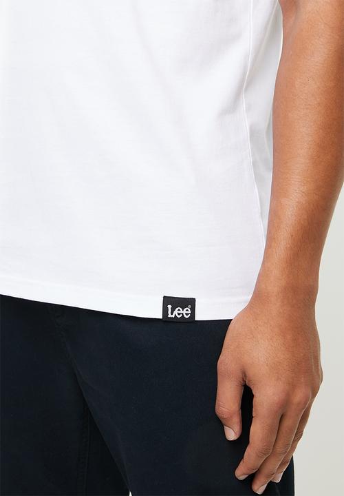 Lee  - Est.block lee tee - white