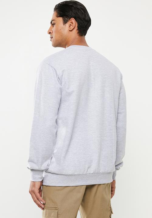 Quiksilver - Comp logo screen sweatshirt - grey