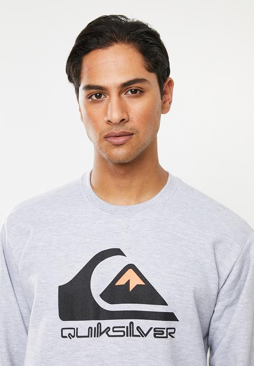 Quiksilver - Comp logo screen sweatshirt - grey