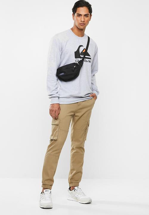 Quiksilver - Comp logo screen sweatshirt - grey