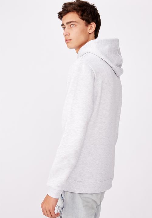 Factorie - Greenwich New York graphic hoodie - grey