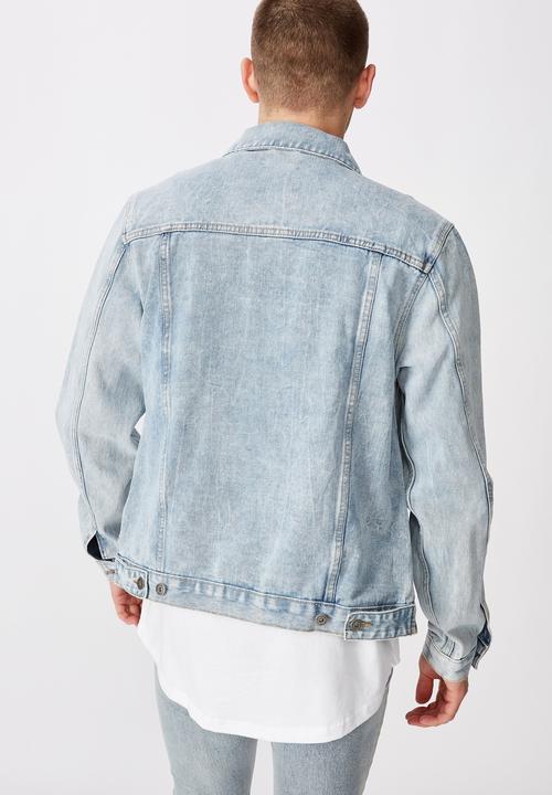 Factorie - Garage denim jacket - washed blue
