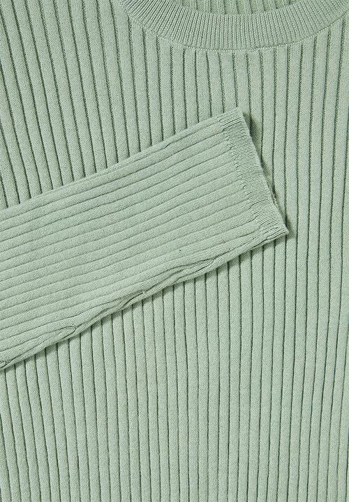 Superbalist - Ribbed slim fit crew neck knit - green