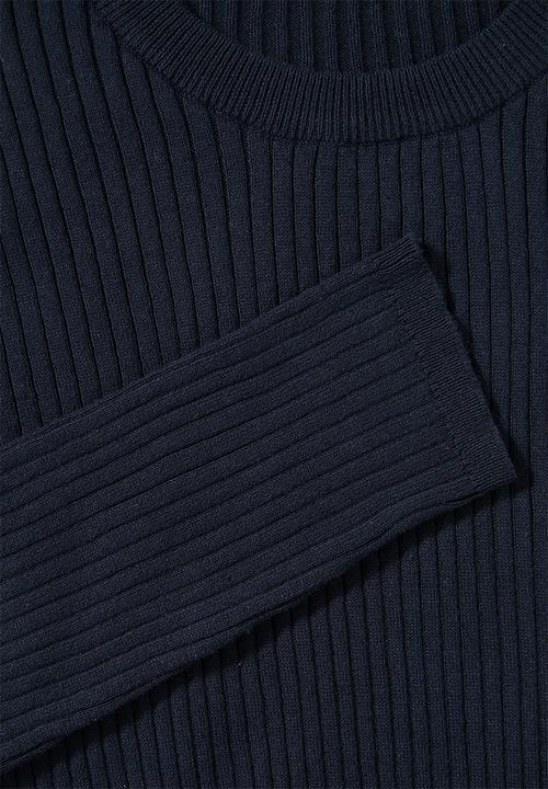 Superbalist - Ribbed slim fit crew neck knit - charcoal