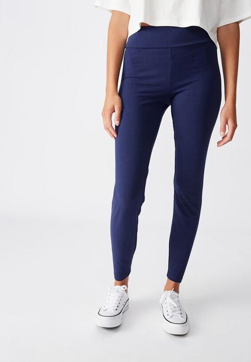 Cotton On - High waisted Dylan legging - medieval blue