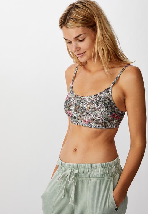 Cotton On - Workout yoga crop - multi 