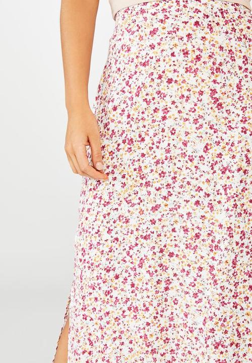Cotton On - 90s slip skirt blonde ditsy - multi