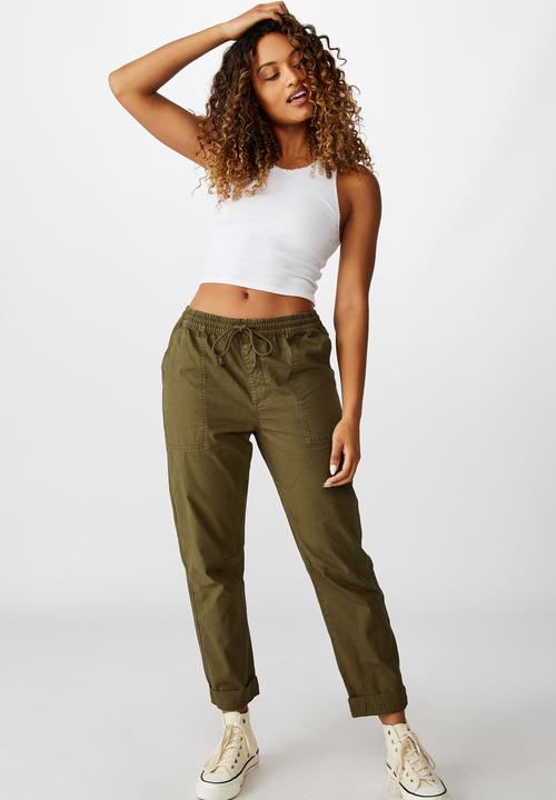 Cotton On - Evie chino - dark olive