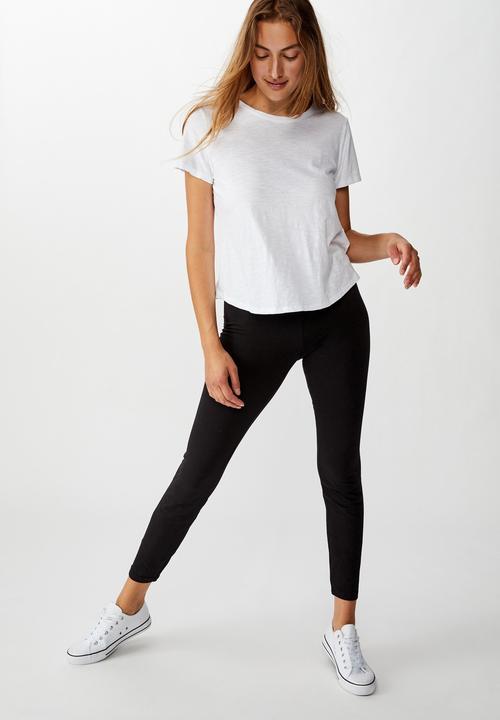 Cotton On - High waisted dylan legging - black