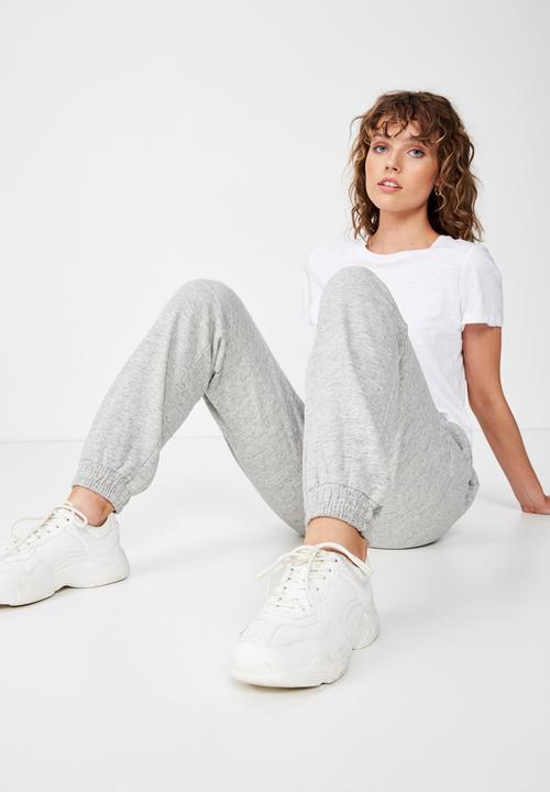 Cotton On - Slim fit trackpant - grey 