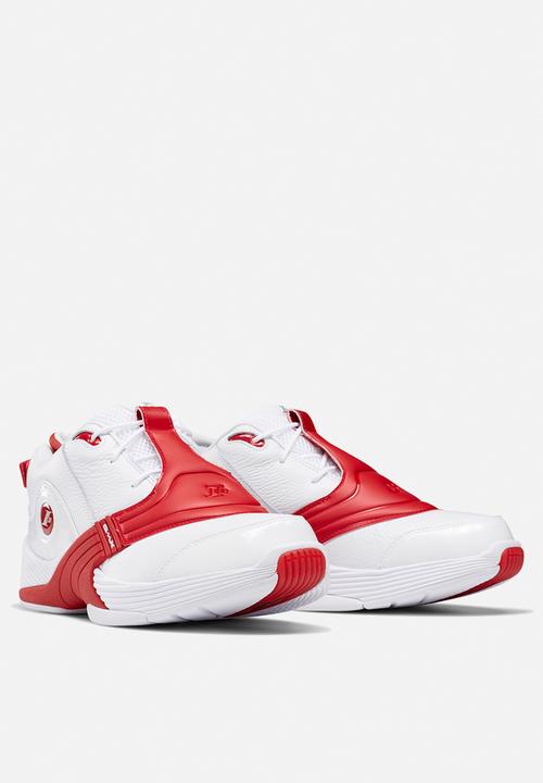 Reebok - Answer V - white / power red