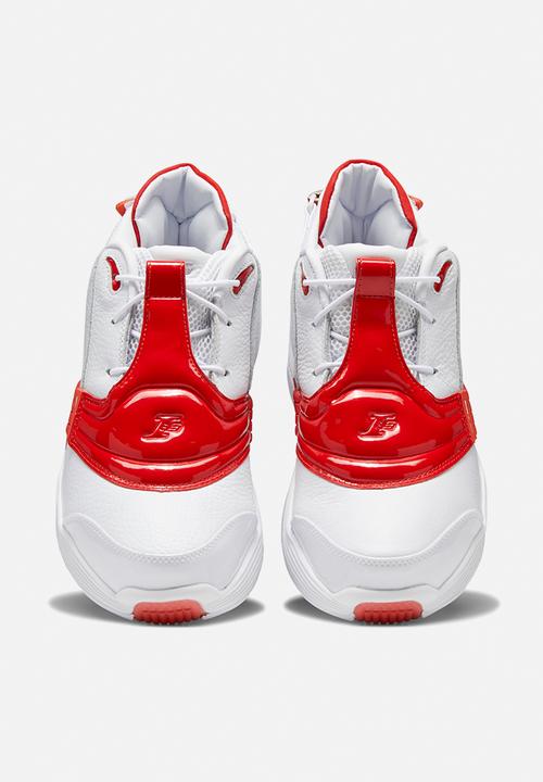 Reebok - Answer V - white / power red
