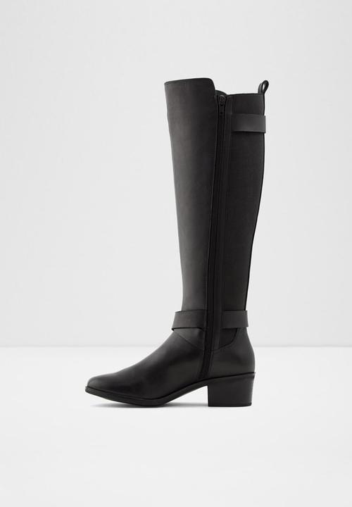 ALDO - Elvaralith leather boot - black