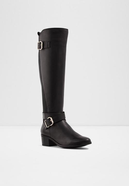 ALDO - Elvaralith leather boot - black