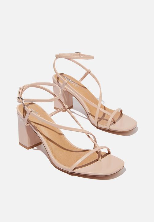 Cotton On - Harper strappy heel - neutral