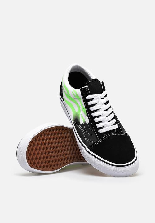 Vans - Old Skool (flame) - black & true white