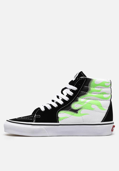 Vans - SK8-Hi (flame) - black & true white