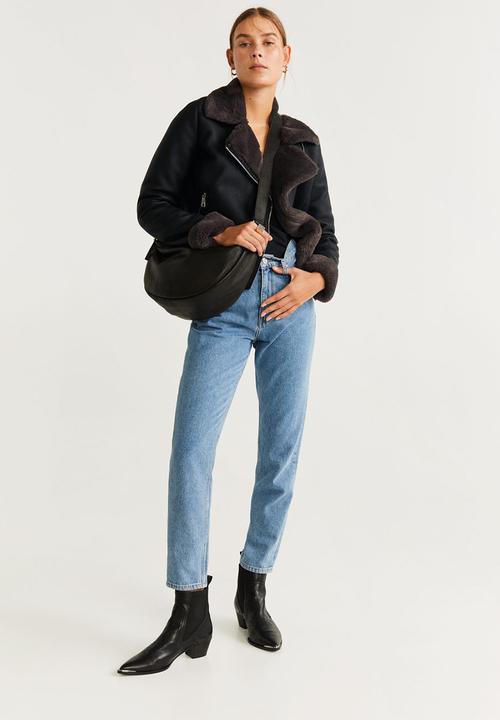 MANGO - Jacket cadi - black