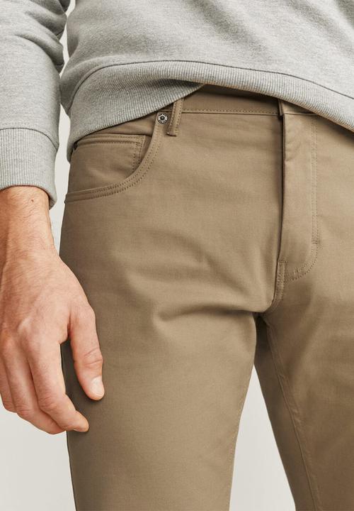 MANGO - Pisa6 trousers - medium brown