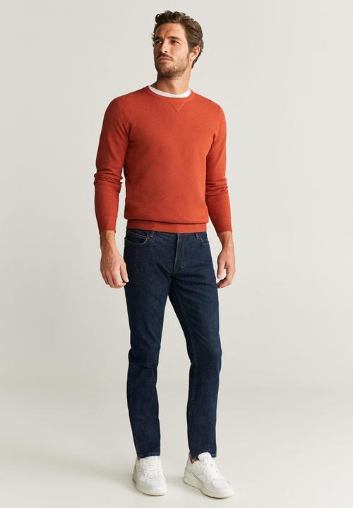 MANGO - Antigua sweater - orange