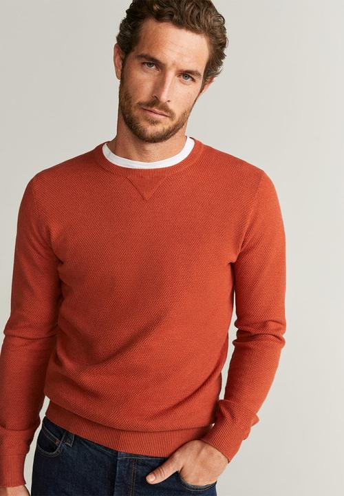 MANGO - Antigua sweater - orange