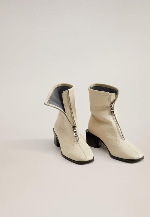 MANGO - Zape ankle boot - light / pastel grey