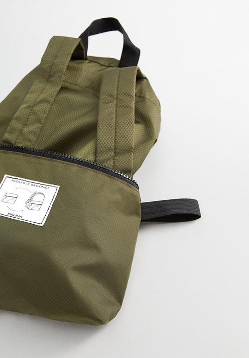 MANGO - Packable backpack - green