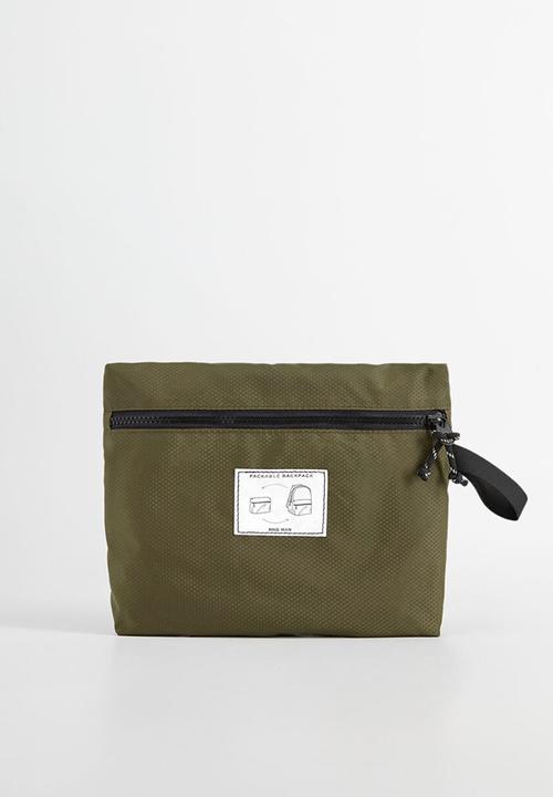 MANGO - Packable backpack - green