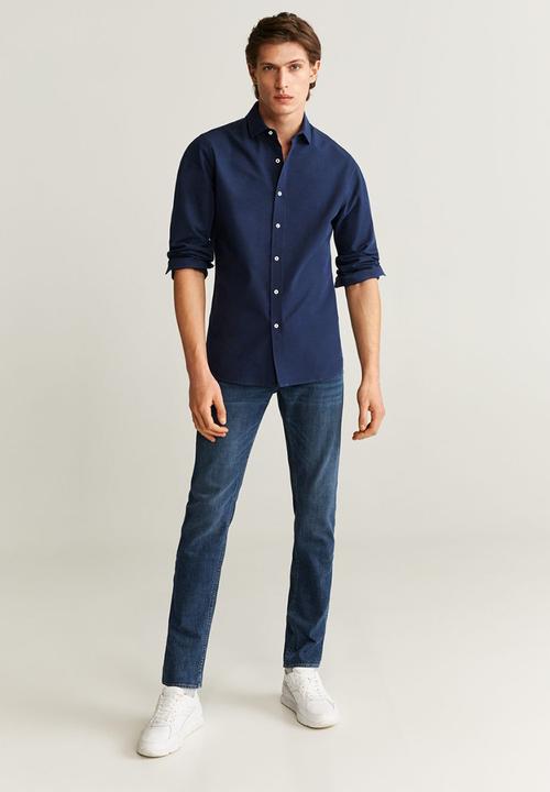 MANGO - Alfred shirt - navy