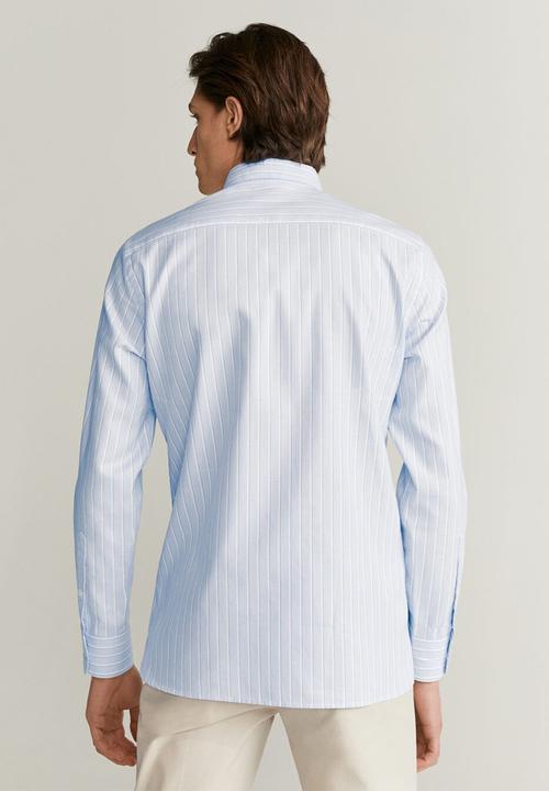 MANGO - Pacha shirt - light pastel blue