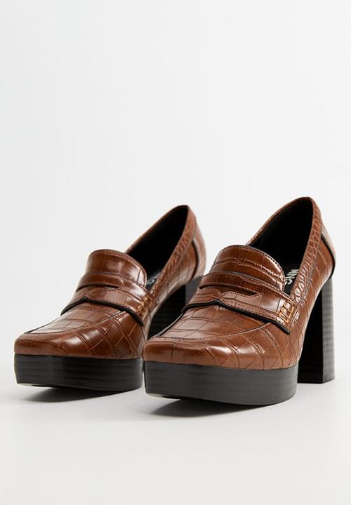 MANGO - Disco heel - brown