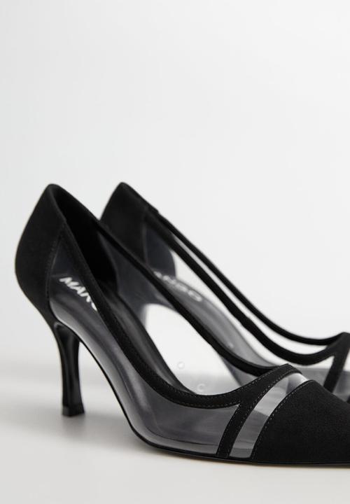 MANGO - Daisy heel - black