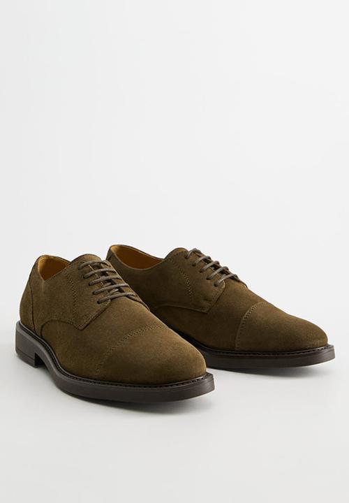 MANGO - Leolight suede shoes - khaki