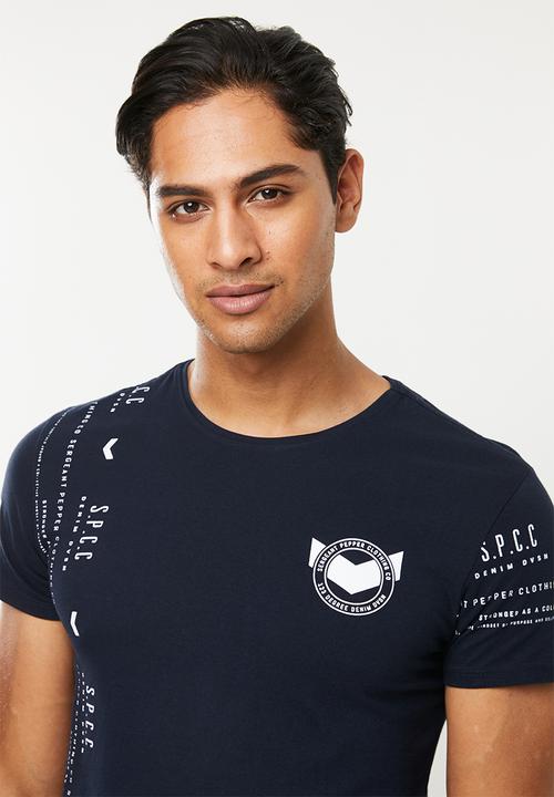 S.P.C.C - Dyer scoop hem logo tee - ink
