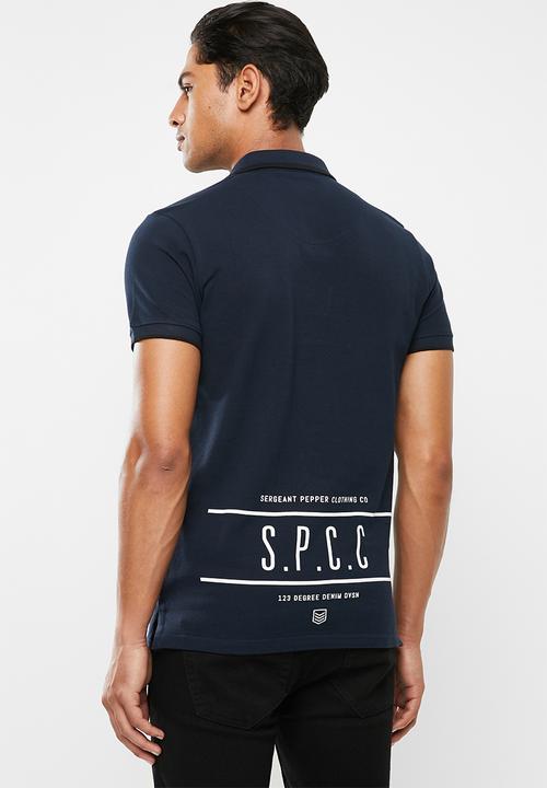 S.P.C.C - Braddock signature pique golfer - ink
