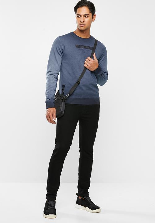 S.P.C.C - Lenox reverse dye crew new logo sweat - ink
