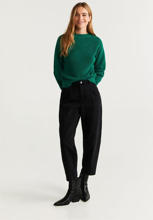 MANGO - Sweater gencel - green