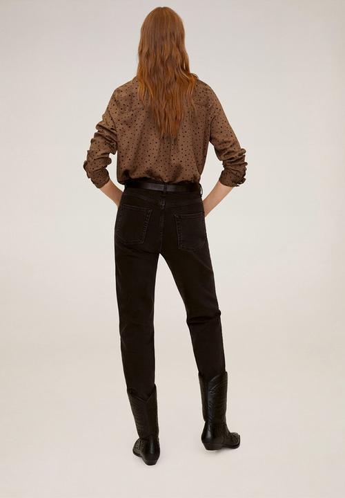 MANGO - Shirt nans - brown