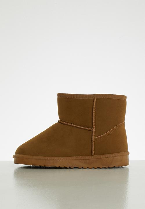 Pop Candy - Suede boot - tan