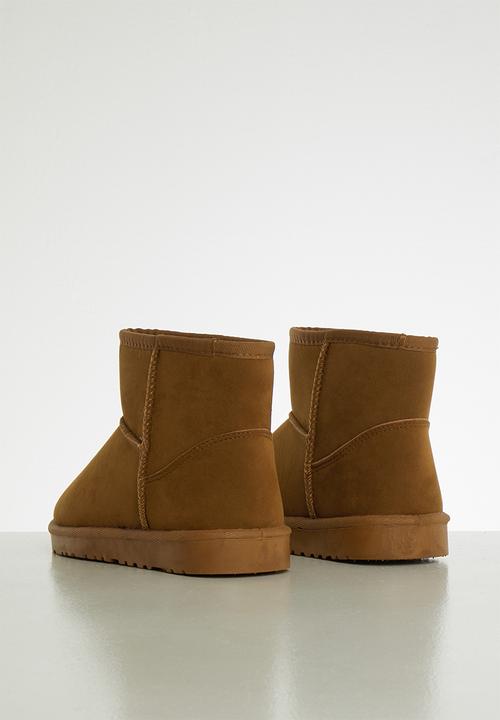 Pop Candy - Suede boot - tan